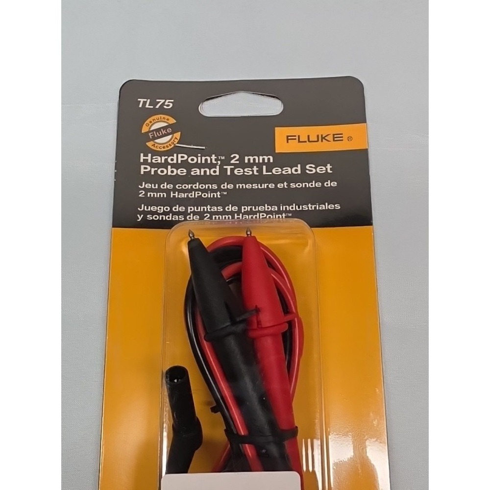 🇺🇸Genuine Fluke TL75 Hard Point 2mm Probe & Test Lead Set 🇺🇸 FREE SHIP - Picture 3 of 6